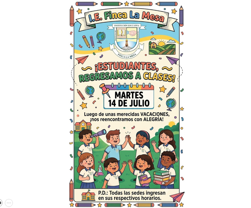 finalización de las vacaciones